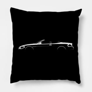 BMW M6 Cabrio (E64) Silhouette Pillow