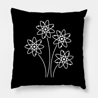 Atomic Flowers Pillow