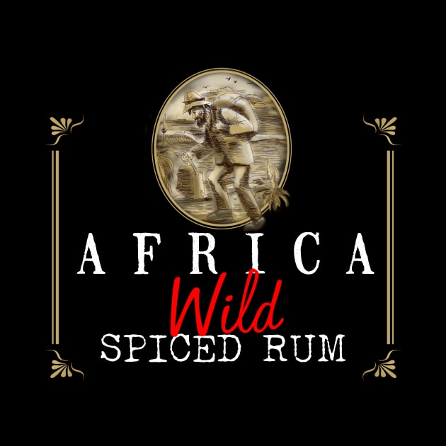 Africa WILD Spiced Rum by StephenBibbArt