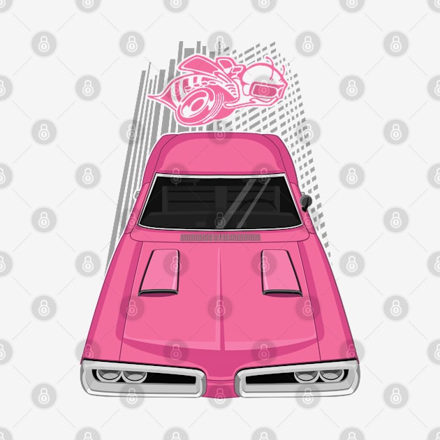 Dodge Coronet Super Bee 1970 - pink by V8social