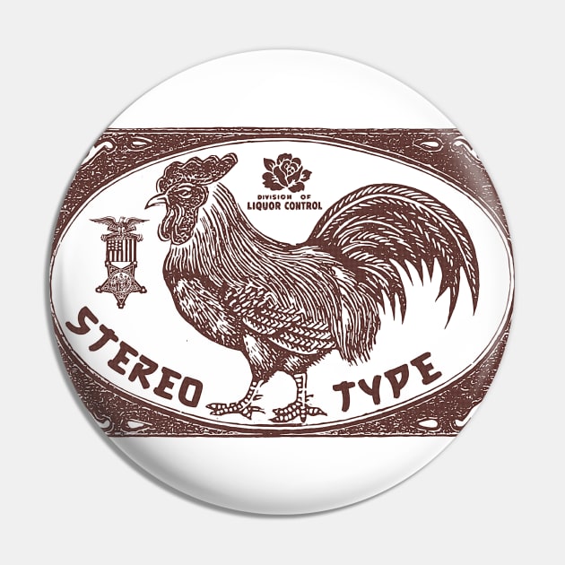 StereoType Brown Chicken Pin by HMK StereoType