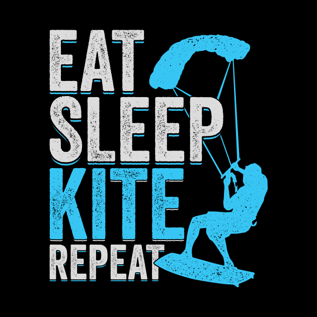 Eat Sleep Kite Repeat Kitesurfing Kitesurfer Gift by Dolde08