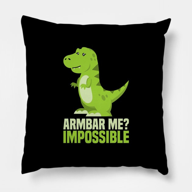 Trex Armbar Shirt I gym muscels gift Pillow by biNutz