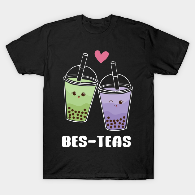 Bes-Teas Bubble Tea Besties Design Gift Idea - Bubble Tea - T-Shirt