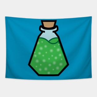 DIY Single Green Potion or Poison for Tabletop Board Games (Style 4) Tapestry