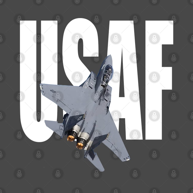 USAF F-15 STRIKE EAGLE FIGHTER PLANE by Dirty Custard Designs 