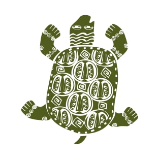The Turtles in the jungle of Aztec T-Shirt