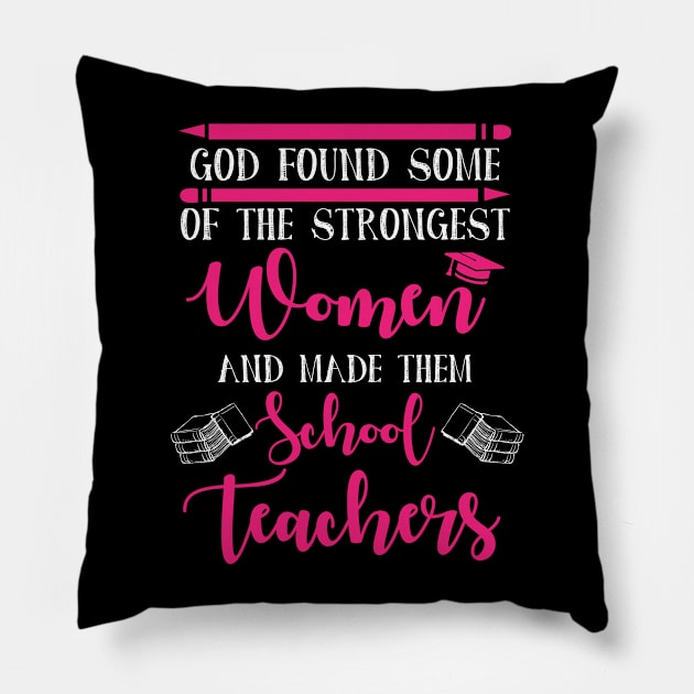 Women School Teachers Pillow by TeeShirt_Expressive