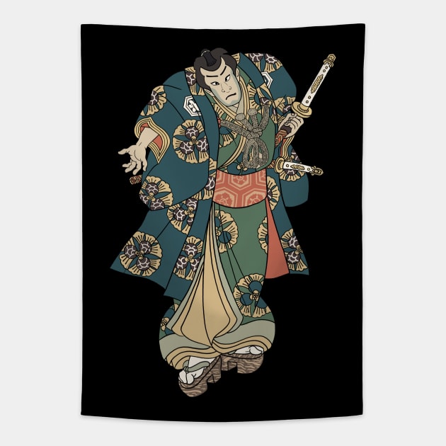 Japanese Samurai 2 Tapestry by IdinDesignShop