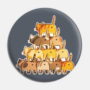 Butt Pyramid Pin