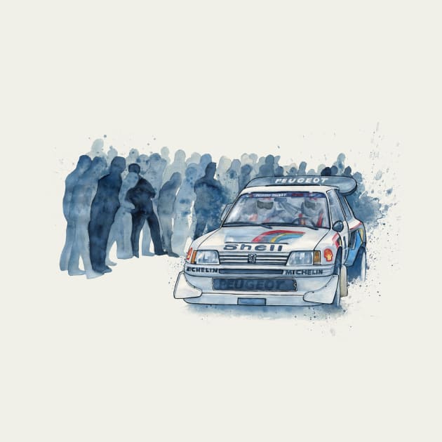 Rally Group B - Peugeot 205 by dareba