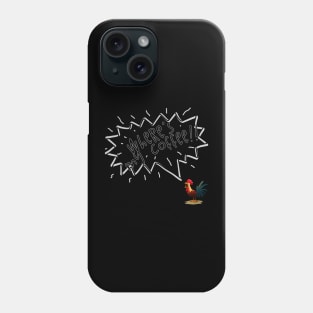 Coffee Rooster Phone Case