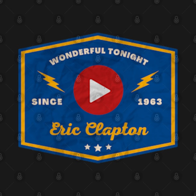 Eric Clapton // Play Button by Blue betta