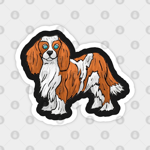 Cavalier King Charles Spaniel Magnet by the-artsy-park