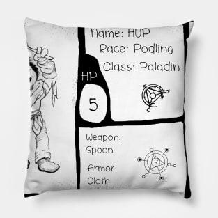 Hup Character Sheet Pillow