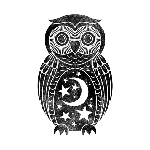 Moon Star Owls Love Owl Design by Owl Is Studying