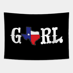 Texas Girl Tapestry
