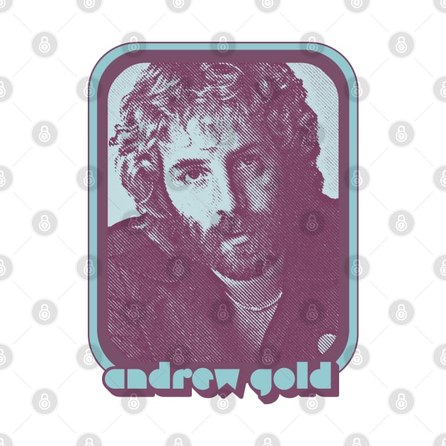 Andrew Gold /  / 80s Retro Aesthetic Fan Art Design by DankFutura