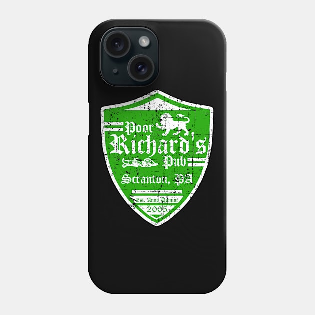 Poor Richard's Pub from The Office Phone Case by woodsman