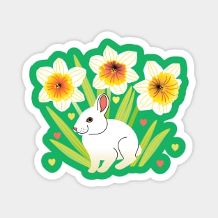 Spring Rabbit Magnet