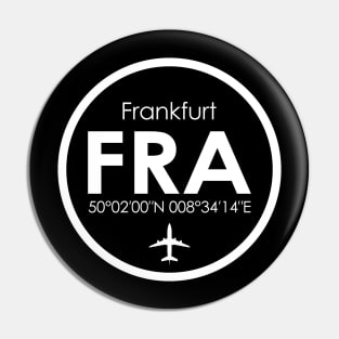 FRA, Franfurt am Main International Airport Pin