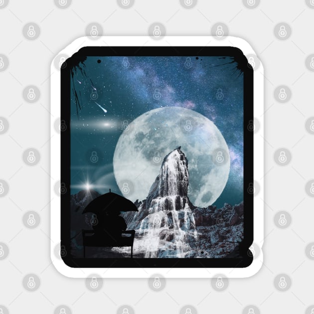 Star Gazing Lovers Magnet by By Diane Maclaine