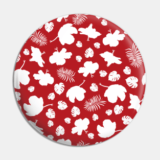 Hand drawn hibiscus floral seamless pattern Pin