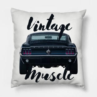 VINTAGE MUSTANG MERCH Pillow