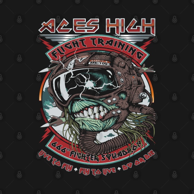 "ACES HIGH" by joeyjamesartworx