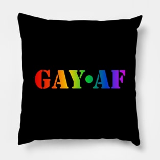 Gay AF Pillow