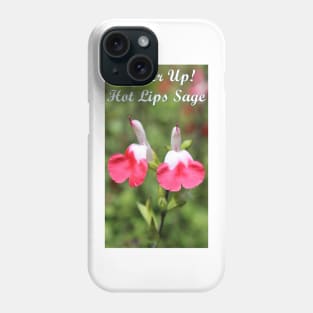 Pucker Up! Hot Lips Sage Design for Tee Shirt Phone Case