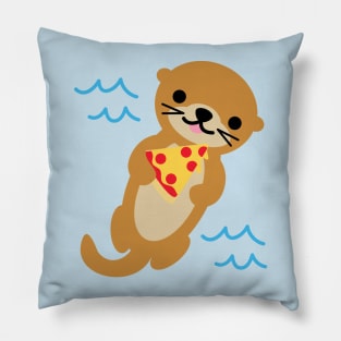 Sea Otter Pizza Pillow
