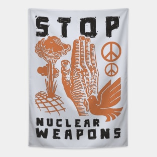 Stop Nuclear Weapons Tapestry