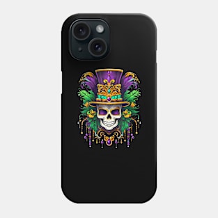 Mardi Gras Costume Skull  Party Men Women Kid Phone Case