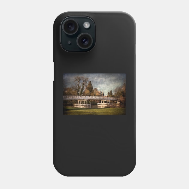 Whitchurch on Thames Toll Bridge Phone Case by IanWL