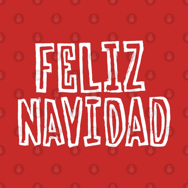 Feliz Navidad (White Ink Version) by LaForma