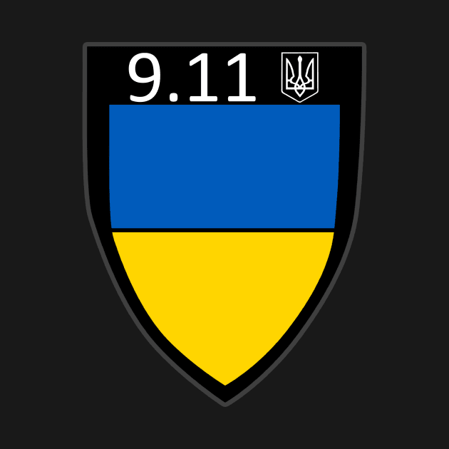 9.11 Ukraine Flag I Stand With Ukraine Ukrainian Flag by fadi1994