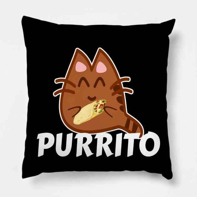 Purrito - Cat Burrito Pillow by LunaMay