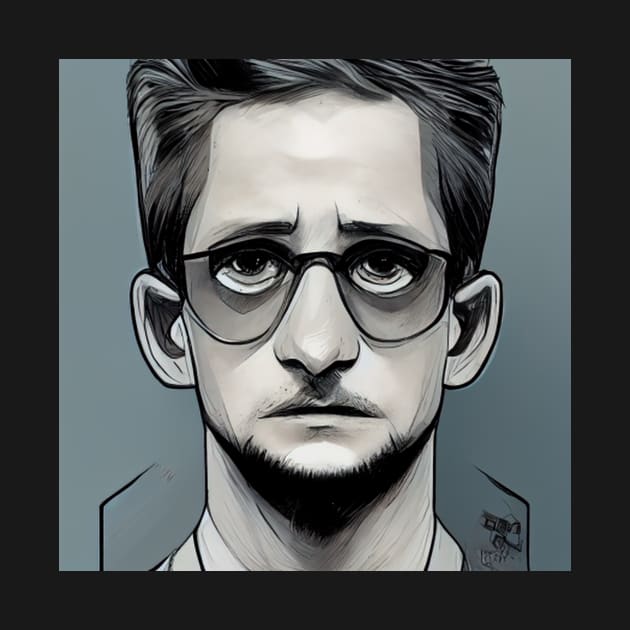 Edward Snowden | Comics style by ComicsFactory