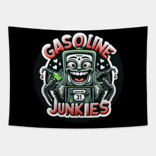 HotRod - Vintage Retro : Weirdly Smiling Gasoline Guru Tapestry