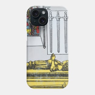 Four of swords (distressed) Phone Case