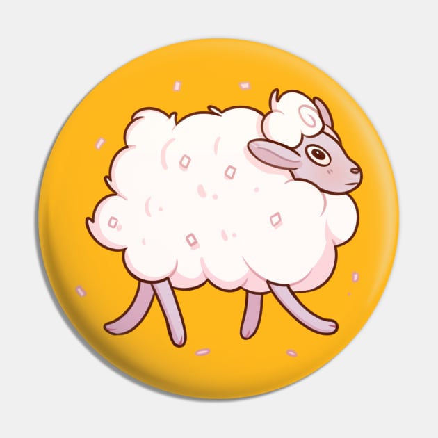 Side Sheep Pin by Cruzncreations