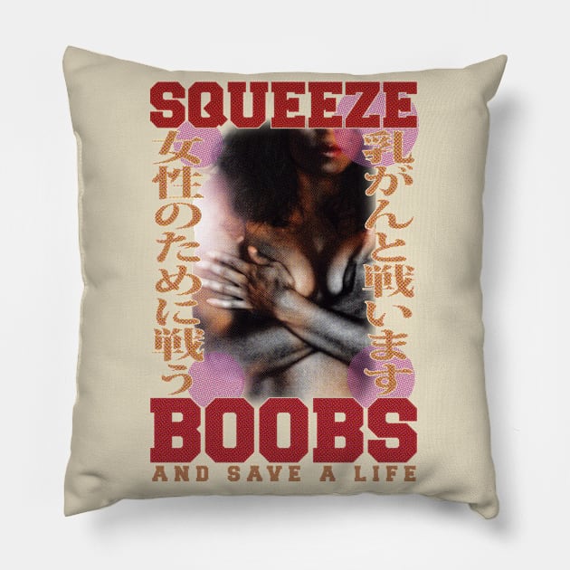 Breast Awareness | Squeeze Boobs Pillow by POD Anytime