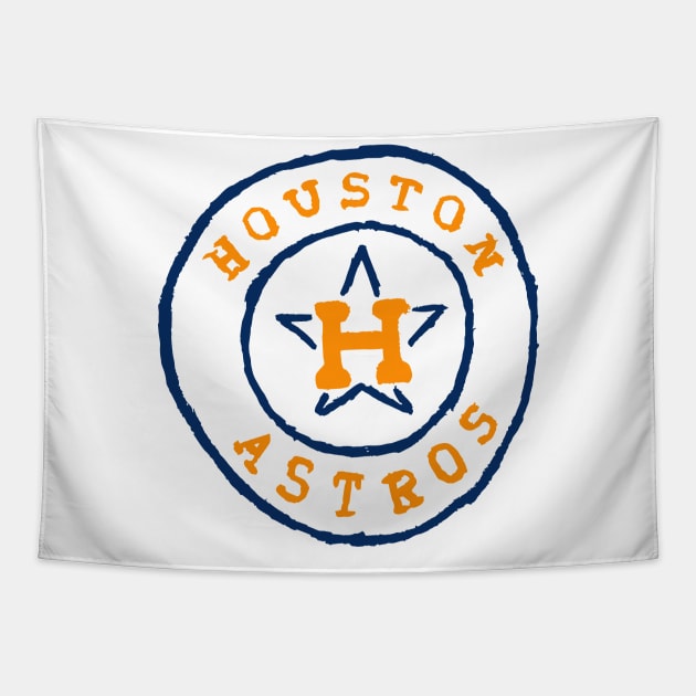 Houston Astroooos 02 Tapestry by Very Simple Graph