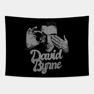 Retro David Byrne Hand Eye Tapestry