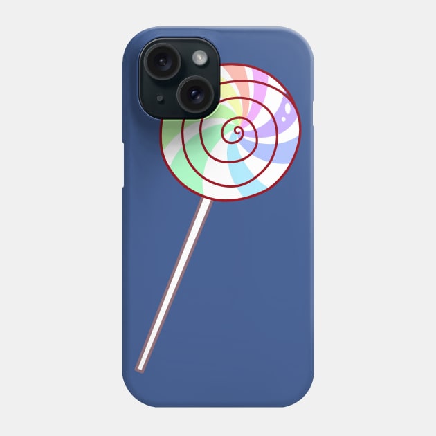 Pastel Rainbow Lollipop Phone Case by saradaboru