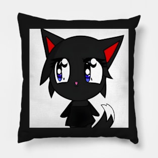 Anime Kawaii Black Cat Pillow