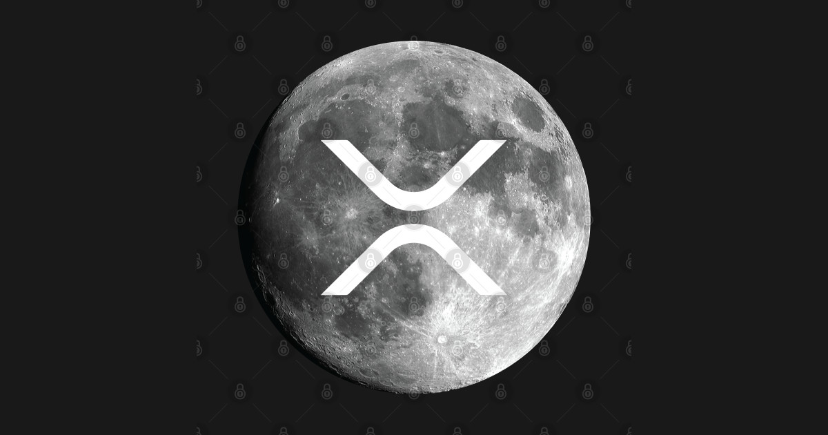 XRP To the moon Ripple - Xrp Ripple Logo - T-Shirt | TeePublic