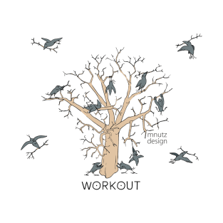 Wordplay - urban crow - Workout T-Shirt