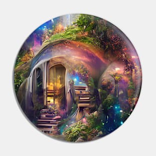 Beautiful tiny House in the Galaxy Pin